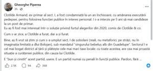 Gheorghe Piperea despre Clotilde Armand