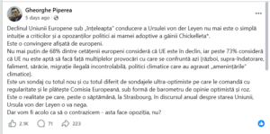 Piperea despre declinul UE