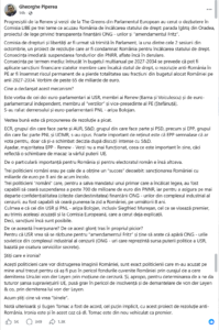 Captura Piperea despre amendamentul Fritz și UE